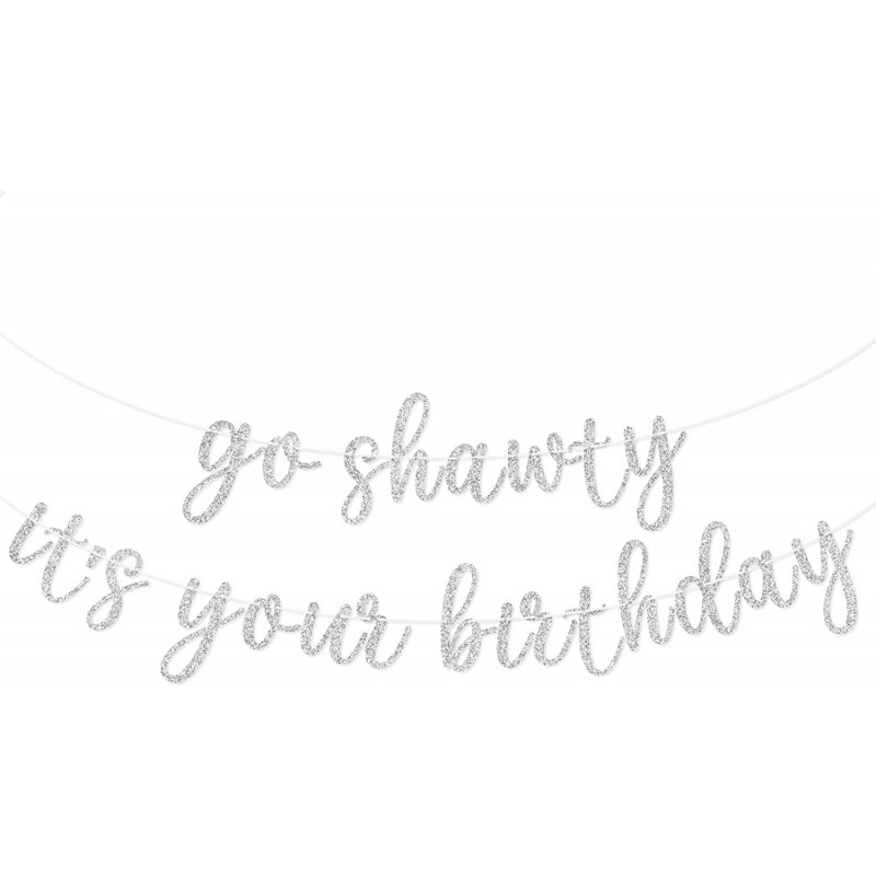 Go Shawty It's Your Birthday Banner Hip Hop Birthday Party Decorations Supplies Rap Theme Bday Bunting Sign Pre-strung Photo ...