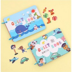 2 Pack Montessori Quiet Book for Toddlers Montessori Busy Book for Kids to Develop Learning Skills Montessori Learning Materi...