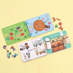 2 Pack Montessori Quiet Book for Toddlers Montessori Busy Book for Kids to Develop Learning Skills Montessori Learning Materi...