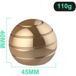 Kinetic Desk Toy Ball Fidget Spinning Desktop Toy Ball for Adults for Office Full Body Opcical Illusion Toys - 1.77” Gold $21...