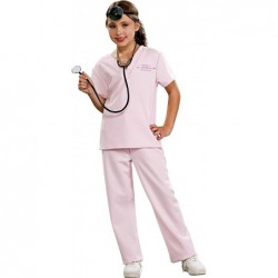 Rubies Veterinarian Child Costume Large Child's Pink Veterinarian Costume $31.64 Kids' Costumes