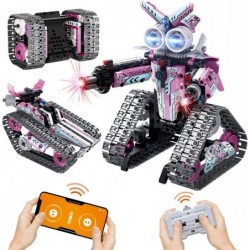 Remote Control Robot Building Kits Remote & APP Controlled 3-in-1 RC Robot/Tracked Car/Tank for Boys Girls Ages 6 7 8 9 10+ Y...