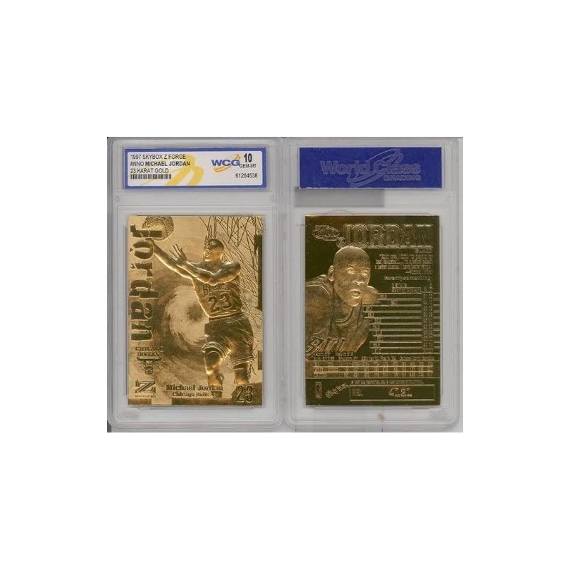 1996 MICHAEL JORDAN FLEER Z-FORCE 23K GOLD FOIL CARD $56.25 Trading Cards & Accessories