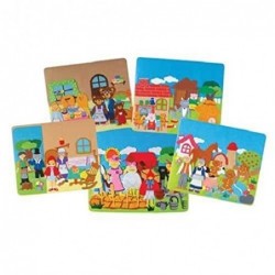 Constructive Playthings-HUR-6 Classic Stories Flannel Board Set [Set of 5] $72.68 Magnetic & Felt Playboards