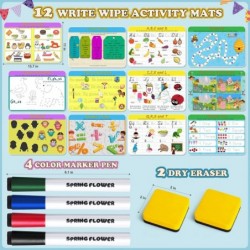 Educational Learn to Write Game for Age of 3 4 5+ Years Old Boys Girls - Preschool Learning Toys - 12 Reusable Activity Mats ...