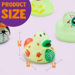 JOYIN 12 PCS Halloween Rubber Duckies Toy 6 Design Glow in The Dark for Bath Shower Classroom Incentive Halloween Party Favor...