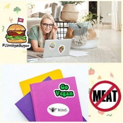 for Vegan Be Happy Cute Stickers(20 Pcs Large Size)Vegan Gifts Vegetable Stickers Party Room Decor for Laptop Water Bottle Gr...