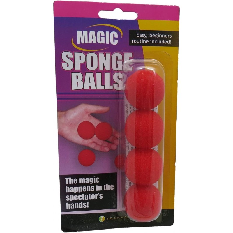 1.25 Inch Red Sponge Balls with Instructions $15.60 Magic Kits & Accessories