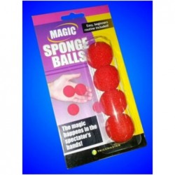 1.25 Inch Red Sponge Balls with Instructions $15.60 Magic Kits & Accessories