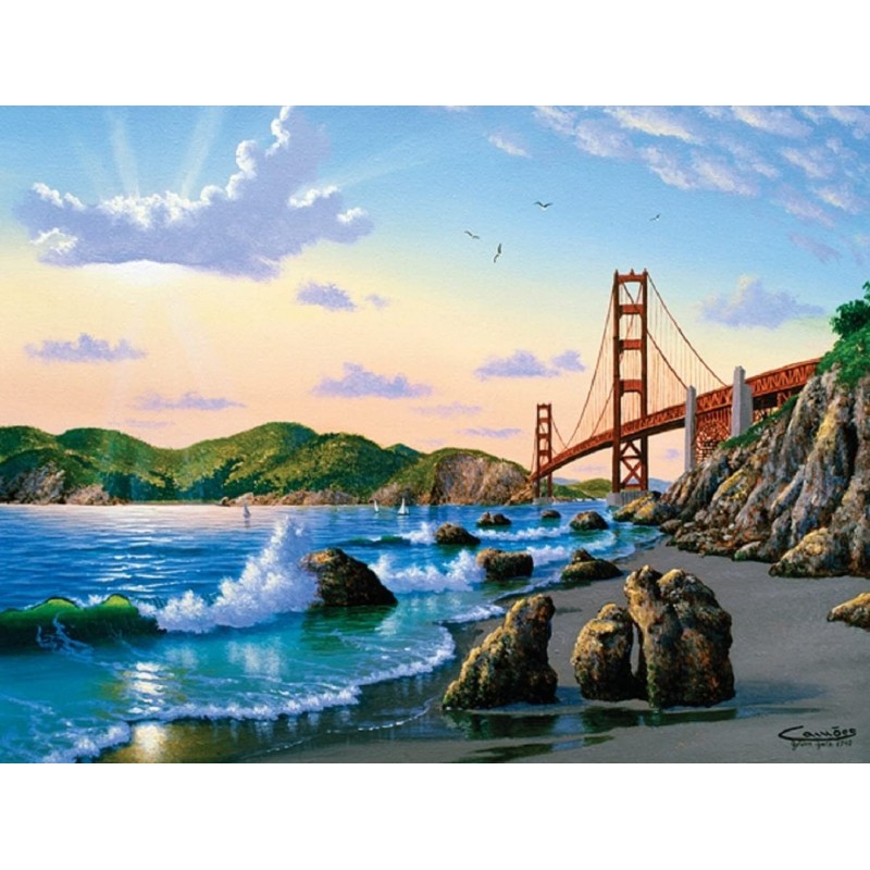 Bridge View 500 pc Jigsaw Puzzle $32.45 Jigsaw Puzzles