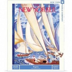 New Yorker Regatta - 1000 Piece Jigsaw Puzzle $51.35 Jigsaw Puzzles