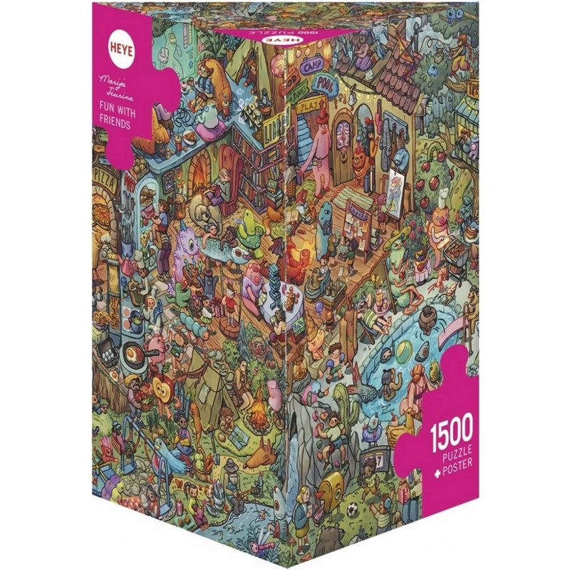 Fun with Friends 1500 Piece Jigsaw Puzzle $79.88 Jigsaw Puzzles