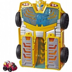 Playskool Heroes Rescue Bots Academy Bumblebee Track Tower 14" Playset 2-in-1 Converting Robot Collectible Toys for Kids Ages...