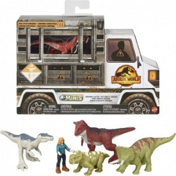 Jurassic World Dominion Carnotaurus Clash Multipack with 5 Mini Figures Toy Gift Set and Collectible $21.23 Kids' Play Animal...