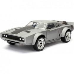 Fast & Furious 1:24 Dom's Ice Charger Die-cast Car Toys for Kids and Adults Silver (98291) $37.57 Kids' Play Cars & Race Cars