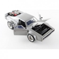 Fast & Furious 1:24 Dom's Ice Charger Die-cast Car Toys for Kids and Adults Silver (98291) $37.57 Kids' Play Cars & Race Cars