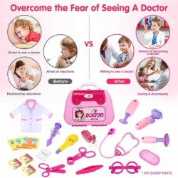 Kids Doctor Kit for Girls Pink Doctors kit for Kids 22 Pieces Doctor Play Gift for Kids Medical Toys Set with Roleplay Doctor...