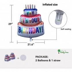 Happy Birthday Balloon Big 39" Foil Inflated Mylar Balloons Large Self-inflating Happy Bday Delivery Ballon Party Decoration ...