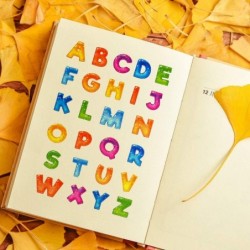 664 Pcs Small Cute Alphabet Letter Stickers Scrapbooking Paper Stickers - 24 Sheets Colorful Animals Alphabet Art Paper Stick...