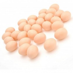 Bag of Realistic Chicken Eggs Toy Food Playset (Pack of 30 Faux Fake Eggs) $17.51 Toy Kitchen Products