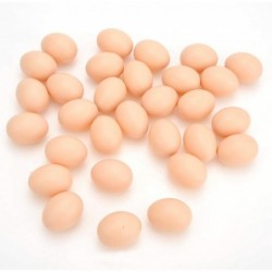 Bag of Realistic Chicken Eggs Toy Food Playset (Pack of 30 Faux Fake Eggs) $17.51 Toy Kitchen Products