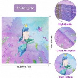 40PCS Mermaid Napkins Fancy Mermaid Scale Paper Mermaid Birthday Party Supplies Lunch Dinner Tableware Disposable Paper Napki...