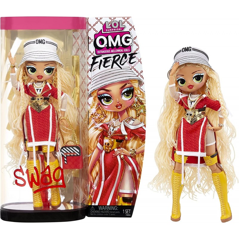 LOL Surprise OMG Fierce Swag 11.5" Fashion Doll with X Surprises Including Accessories & Outfits Holiday Toy Great Gift for K...