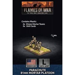 Flames of War: Late War: United States: Parachute 81mm Mortar Platoon (US794) $23.32 Game Accessories