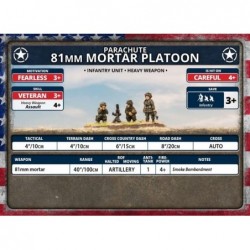 Flames of War: Late War: United States: Parachute 81mm Mortar Platoon (US794) $23.32 Game Accessories