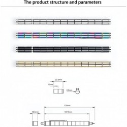 Fidget Pen Multifunctional Deformable Magnetic Toy Pen Decompression Magnetic Metal Pen Eliminate Pressure Fidget Toy Gift fo...