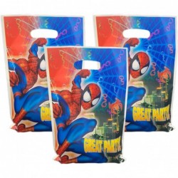 40Pcs Superhero Spider Gift Bags Treat Candy Bags Themed Kids Boys Birthday Baby Shower Party Supplies $15.18 Kids' Party Fav...