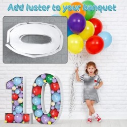 Number Balloon Marquee Numbers 0 Pre-Cut Kit Cardboard Light Up Mosaic Frame Large Foam Board for Birthday Giant Backdrop Boy...