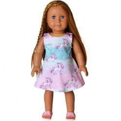 Jxstar Matching Girls & Doll Flower Dresses Sleeveless Summer 18" Dolls Clothes $50.13 Doll Accessories