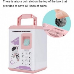 Money Box Cash Coin Can Piggy Bank Cash Coin Money Saving Pot Saving Pot for Money Saving Kids(Pink) $48.55 Money & Banking P...