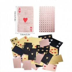 3 Decks Playing Cards Waterproof Plastic Poker Cards Family Game Party Tool or Gifts (Black Gold and Rose Gold) $23.67 Card G...