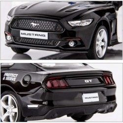 1/36 Scale Ford Mustang GT Police Car Model Zinc Alloy Die-Cast Pull Back Vehicles Kid Toys for Boy Girl Gift (Black) $25.20 ...