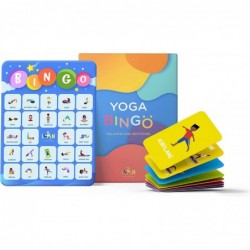 Yoga Bingo: A Relaxing Game Connecting Children & Families! Yoga Game for Kids | Sensory Play | Mindfulness | Social and Emot...