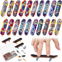 20 Pack DIY Fingerboard Kit with Box Mini Fingerboards Skateboards for Fingers Mini Finger Board Kit Finger Skateboard Kit wi...