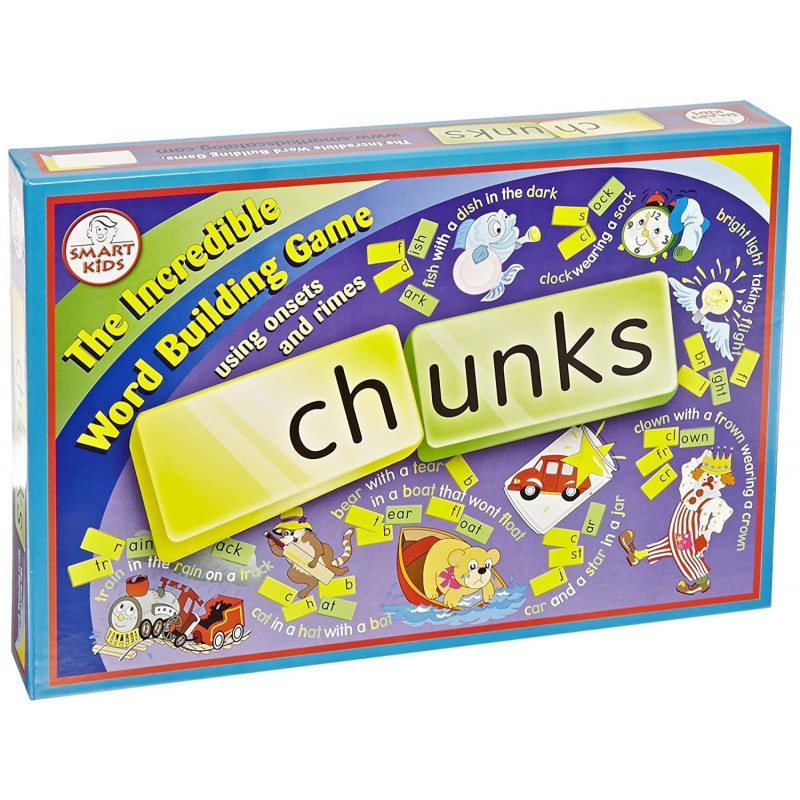 Chunks The Incredible Word Building Game Blueberry - 195-15 10 Ounces $73.49 Board Games