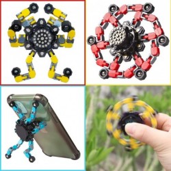 3pcs New Transformable Spinning Top Toy-Children's Creative Fingertip Spinner Toy-DIY Chain Decompression Gyro Robot Toy Birt...