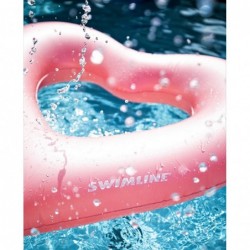 Inflatable Metallic Heart Pool Ring $21.21 Swimming Pool & Outdoor Water Toys