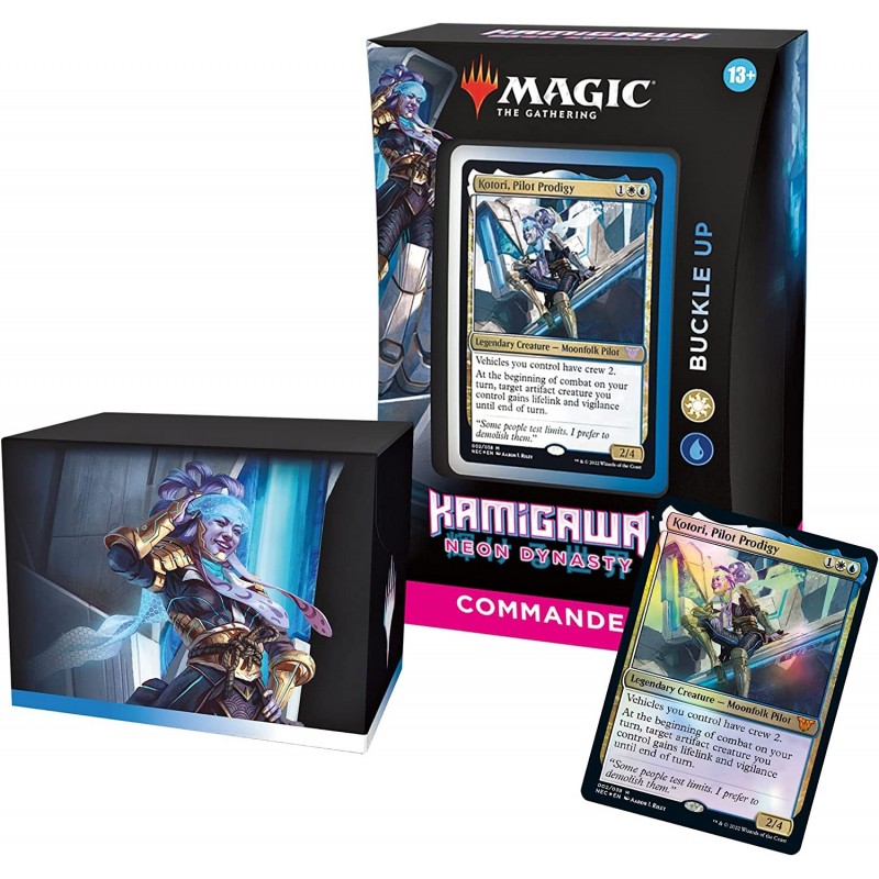 Kamigawa: Neon Dynasty Commander Deck – Buckle Up (White-Blue) $60.13 Card Games