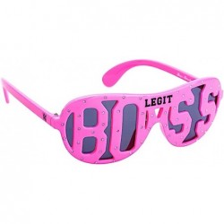 Officially Licensed WWE Sasha Banks Legit Boss Sunglasses Costume Party Favor Wrestling Shades UV400 One Size (SG3370) Pink $...