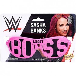 Officially Licensed WWE Sasha Banks Legit Boss Sunglasses Costume Party Favor Wrestling Shades UV400 One Size (SG3370) Pink $...