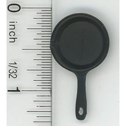 Dollhouse Miniature Black Frying Pan $22.22 Dollhouse Accessories