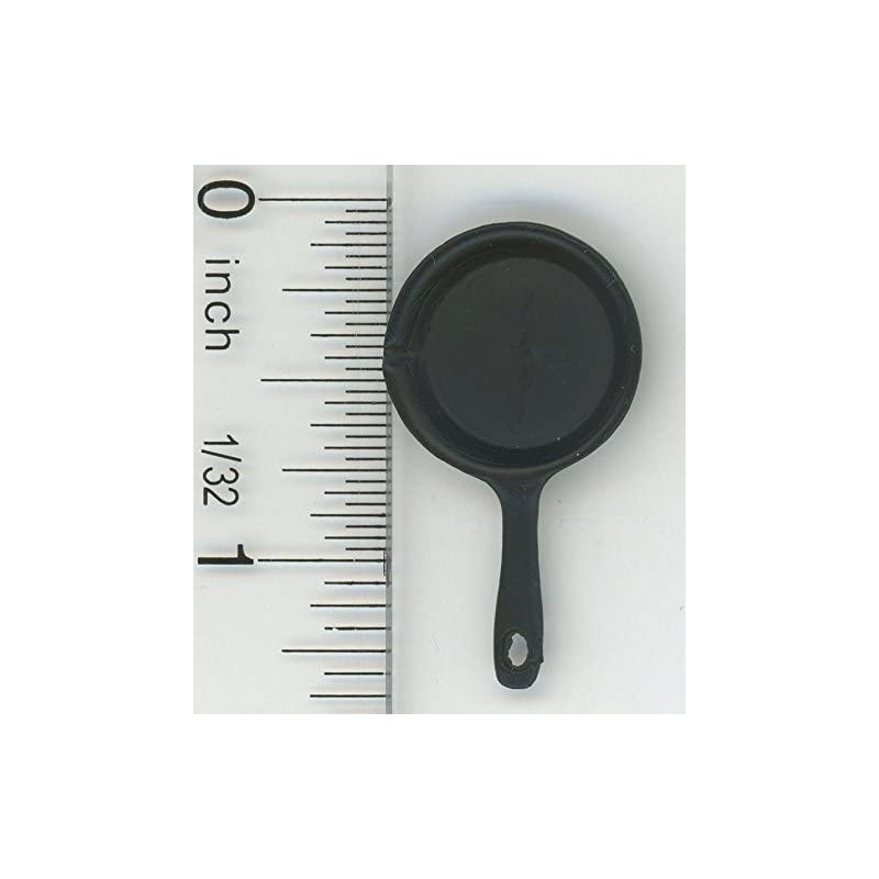 Dollhouse Miniature Black Frying Pan $22.22 Dollhouse Accessories