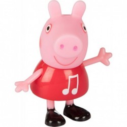 Peppa Pig Little Rooms Music Studio Playset 6 Pieces - Includes Peppa Figure Guitar Saxophone Drums Records & Light-Up Piano ...