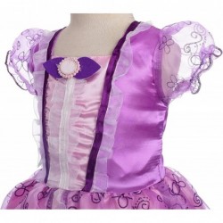 Toddler Little Girls' Princess Costume Fancy Dress Up Halloween Birthday Party Outfit Purple $23.64 Kids' Costumes