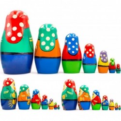 Russian Nesting Dolls Set of 7 pcs - Russian Dolls with Seven Gnomes Figurines from Tale Snow White and The Seven Dwarfs - Se...