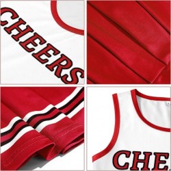 4 Pcs Girls Halloween Cheerleader Costume Outfit Set Toddler Cheerleading Dress up for Kids Halloween Birthday Party $51.89 K...